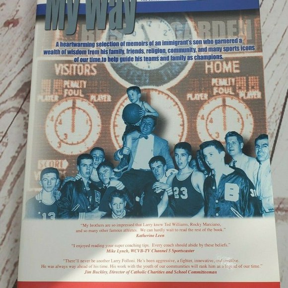 My Way : The Memoirs Of Coach Larry Folloni Book - Picture 2 of 5